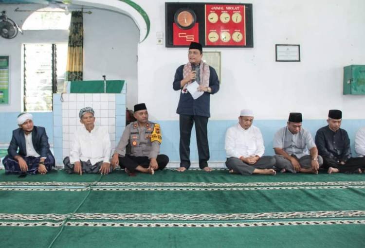 Hari Keenam Safari Ramadan, Pj Bupati Palas Waspadai Persoalan Narkoba