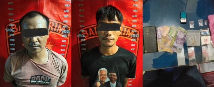 2 Pria Warga Dolokmasihul Terduga Pengedar Sabu Ditangkap
