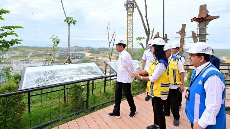 Jokowi di IKN: Kita Ingin Istana Dibangun Anak Bangsa, Bukan dari Kolonial