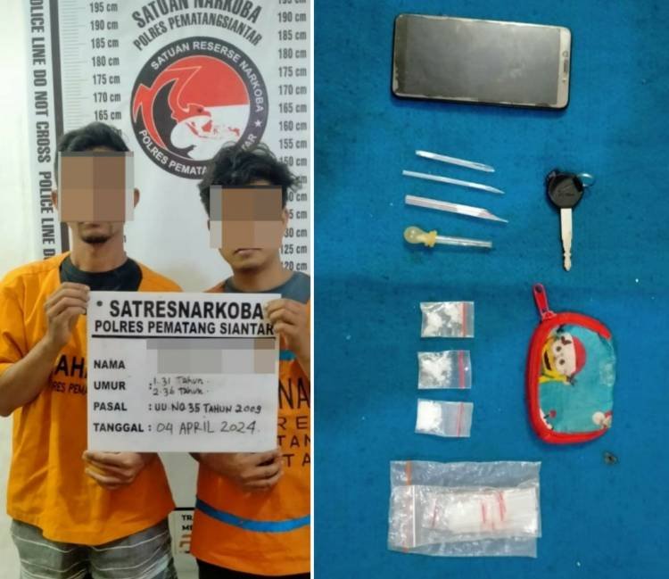 Dicegat Polisi saat Mengendarai Sepeda Motor, 2 Pria Ditangkap Kedapatan Bawa Sabu