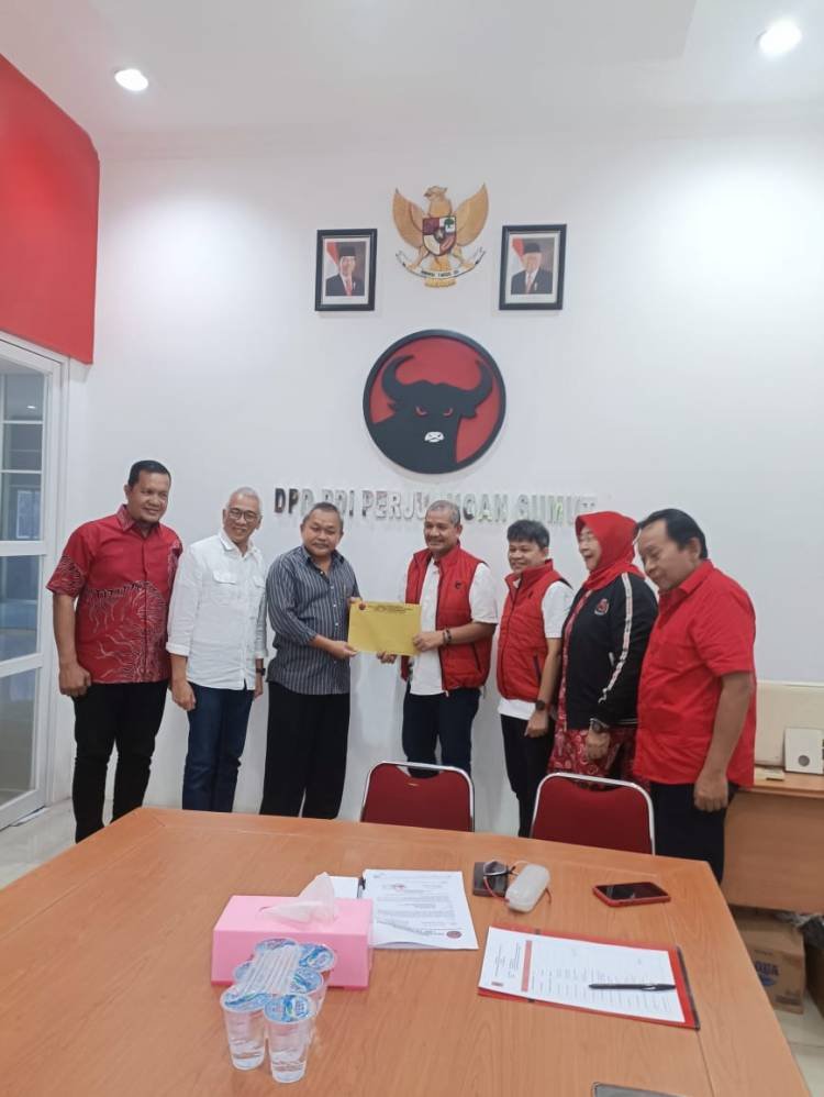 Edy Rahmayadi Ambil Formulir Pendaftaran Balon Gubernur ke DPD PDIP Sumut