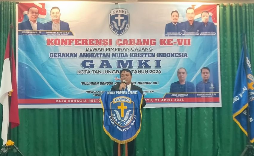 Pdt S Sitohang Ajak GAMKI Bertransformasi dan Berinovasi di Tanjungbalai