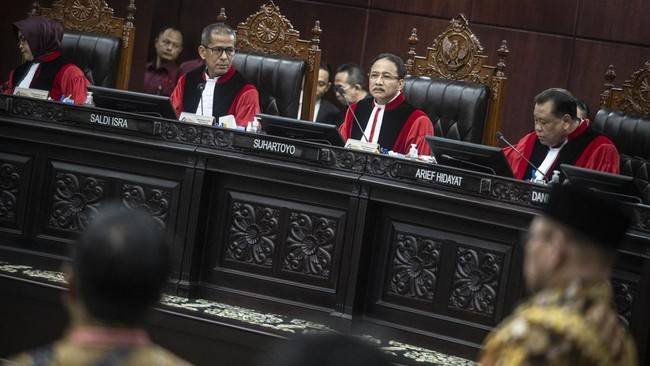 MK Kirim Undangan Sidang Sengketa Pilpres kepada 4 Menteri Jokowi