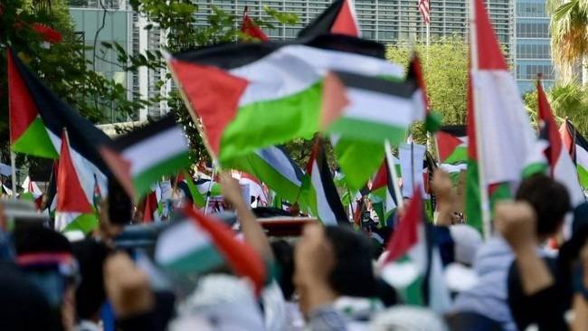 Gelar Aksi Bela Palestina di Kampus AS, Ratusan Mahasiswa Ditangkap