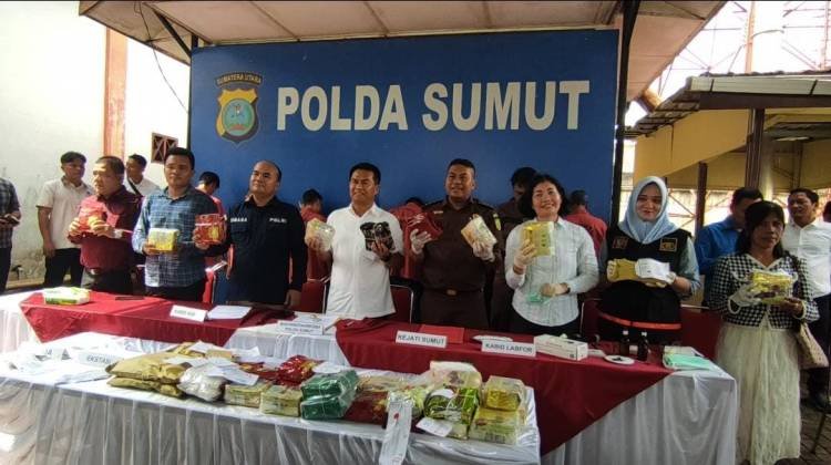 Polda Sumut Musnahkan Barang Bukti Narkoba Sabu 38.53 Kg