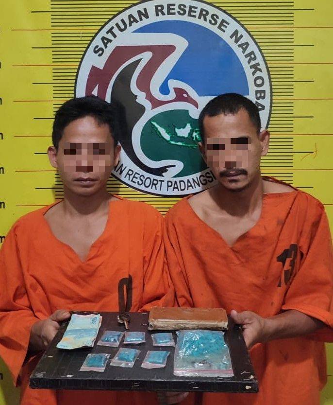Polres Padangsidimpuan Ringkus Dua Terduga Pengedar Ekstasi