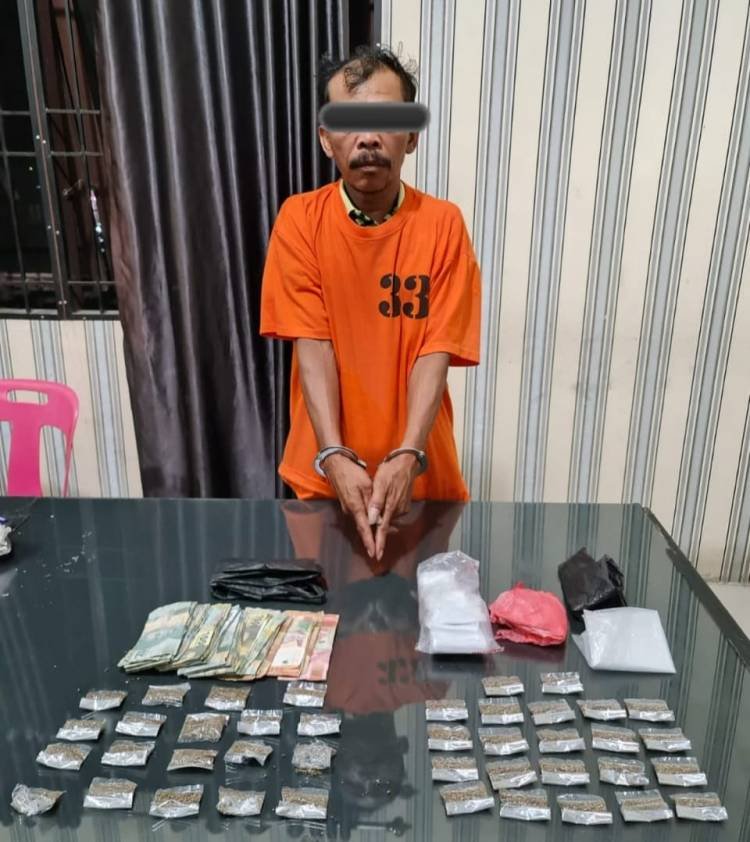 Tonang Sibandar Ganja di Karo Akhirnya Diringkus Polisi