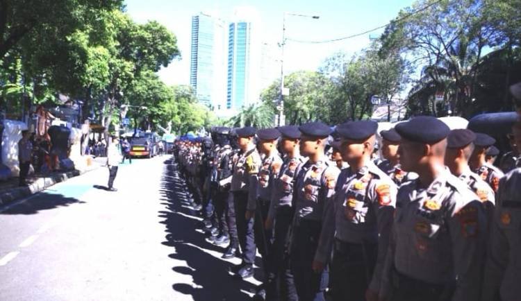 4.266 Personel Gabungan Amankan KPU Jelang Penetapan Hasil Pilpres 2024