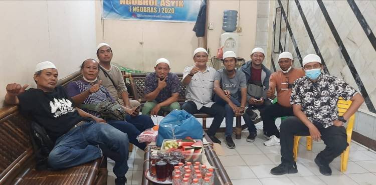 Wartawan "Merah Putih" Unit Polrestabes Medan Buka Puasa Bersama