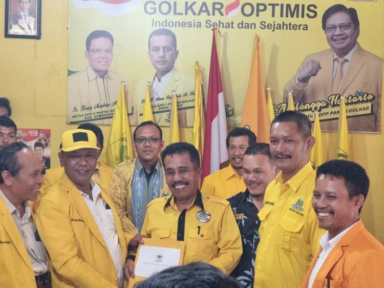 Birma Sinaga, Daftar ke Partai Golkar jadi Bacalon Bupati Humbahas