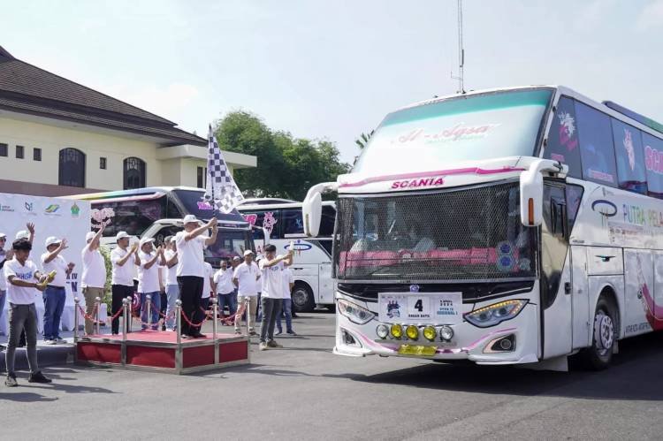 Mudik Gratis, 4 Regional PTPN IV PalmCo Berangkatkan 500 Pemudik ke 7 Kota di Sumatera