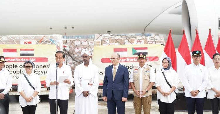 Jokowi Lepas Bantuan Obat-obatan dan Alkes ke Sudan-Palestina Senilai Rp 30 M