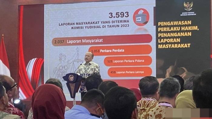 KY Terima 3.593 Aduan Terkait Pengawasan Perilaku Hakim Sepanjang 2023