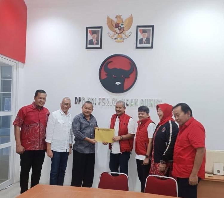 Edy Rahmayadi Ambil Formulir Pendaftaran Balon Gubernur ke DPD PDIP Sumut