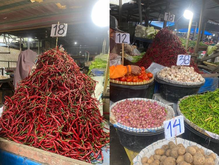 Harga Bawang Merah Meroket, Cabe Merah Turun Rp 15.000 per kg