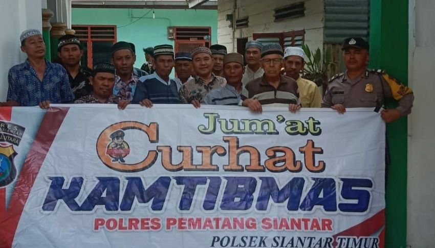 Bhabinkamtibmas Jumat Curhat Kamtibmas di Wilayah Tugasnya