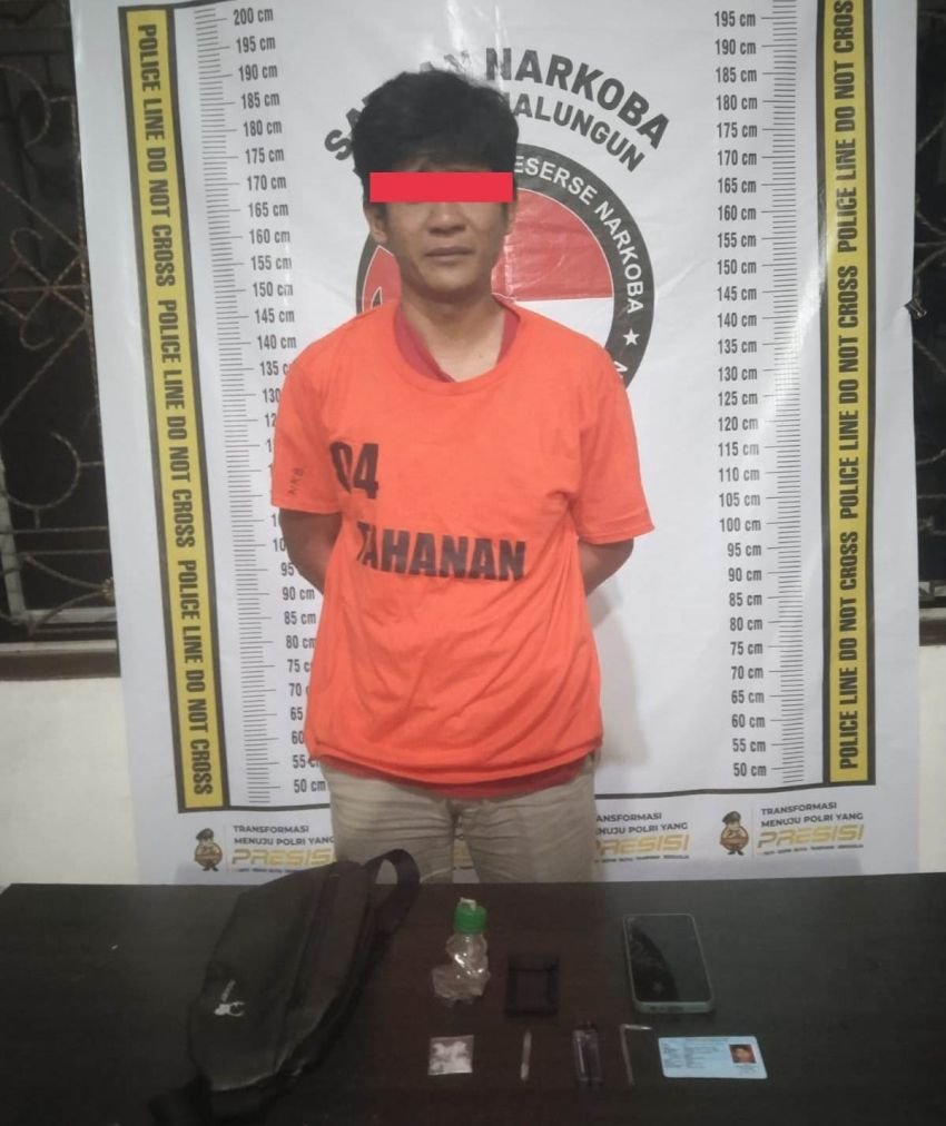 Edarkan Sabu di Simalungun, Seorang Warga Pematangsiantar Ditangkap Polisi