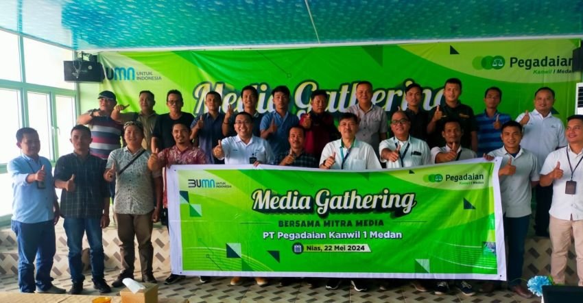 Gelar Media Gathering di Gunungsitoli, Pegadaian Kanwil I Medan Raup Laba Rp 228,39 Miliar