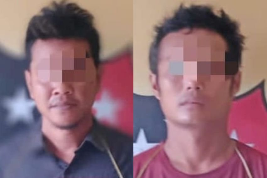 Curi Pintu Lipat, 2 Pria Dibekuk Polsek Medan Labuhan