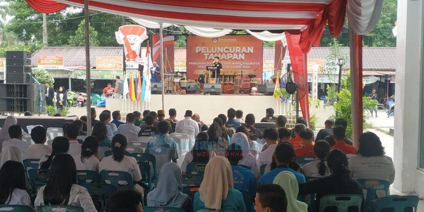 KPU Pematangsiantar Sosialisasi Peluncuran Tahapan Pemilihan Walikota dan Wakil Walikota 2024