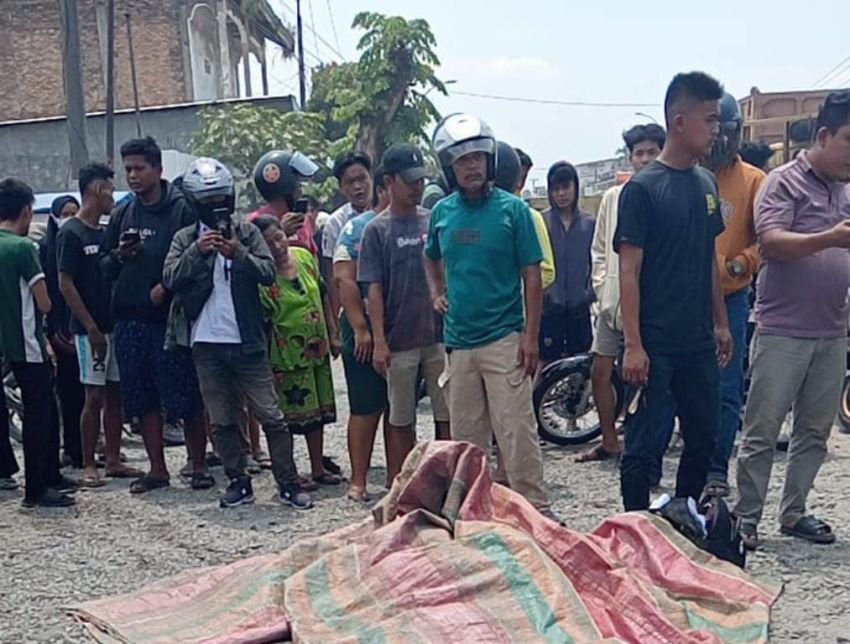 Pegawai Bank Tewas Digilas Truk di Tanjungmorawa