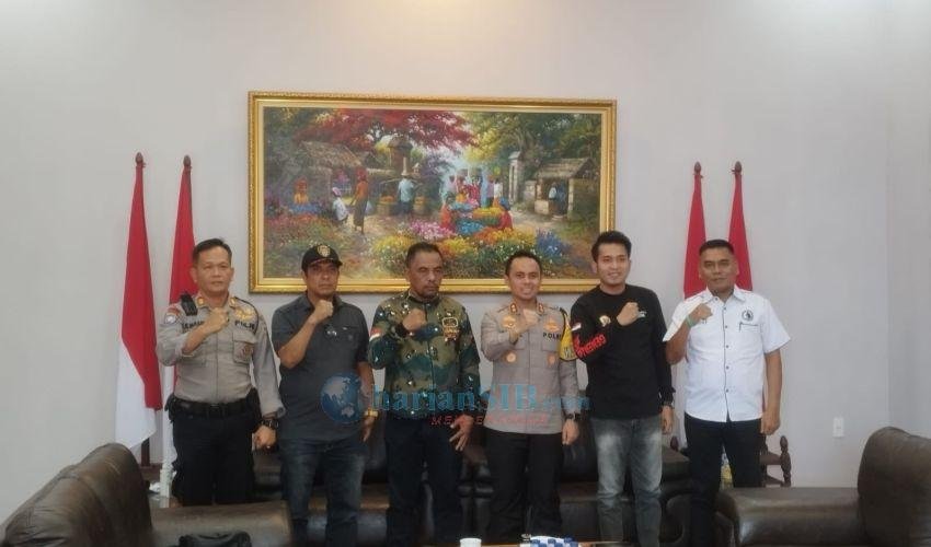 Kapolres Asahan Terima Kunjungan Silaturahmi Pengurus GM GRIB JAYA