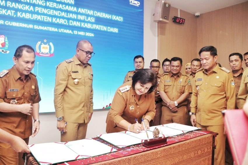 Pj Gubernur Terus Dorong Pengendalian Inflasi Pemkab/Pemko di Sumut
