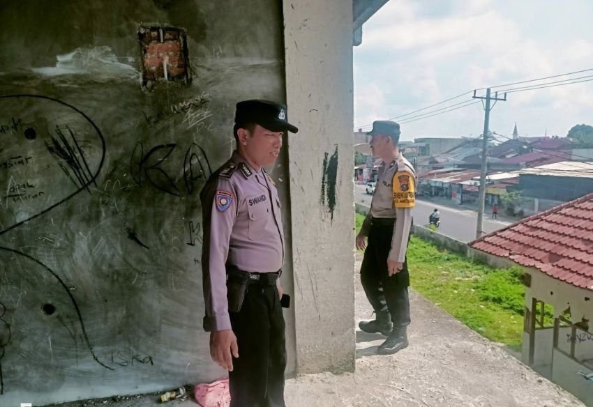 Respon Laporan Masyarakat, Polsek Siantar Selatan Patroli di Ruko Kosong