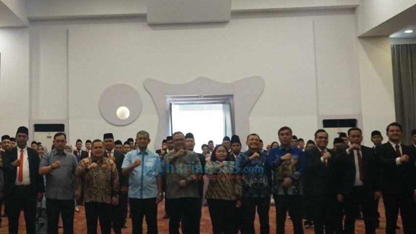Bawaslu Lantik 66 Anggota Panwascam Pilkada Deliserdang