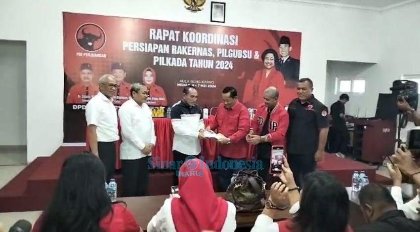 Edy Rahmayadi Resmi Daftar Jadi Balon Gubernur Sumut ke PDIP