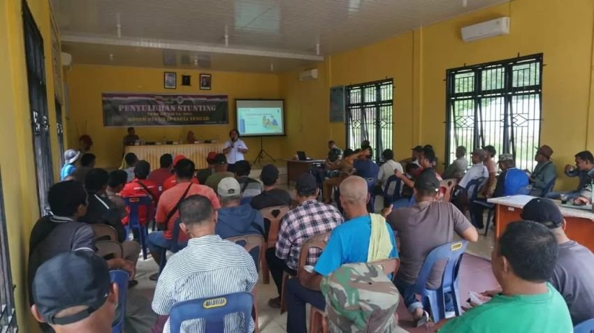Satgas TMMD ke-120 Kodim 0211/TT Beri Penyuluhan Stunting ke Masyarakat