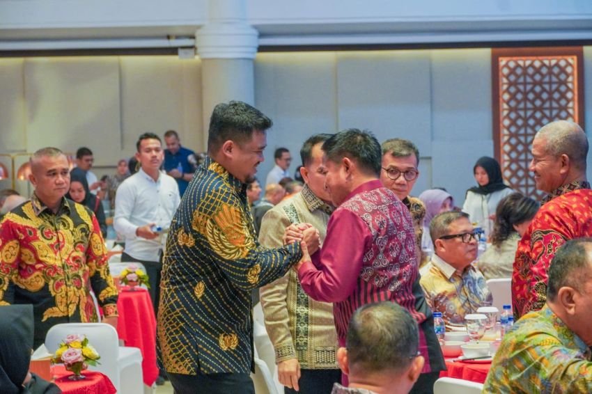 Wali Kota Medan Hadiri Pisah Sambut Pj Gubernur Sumut