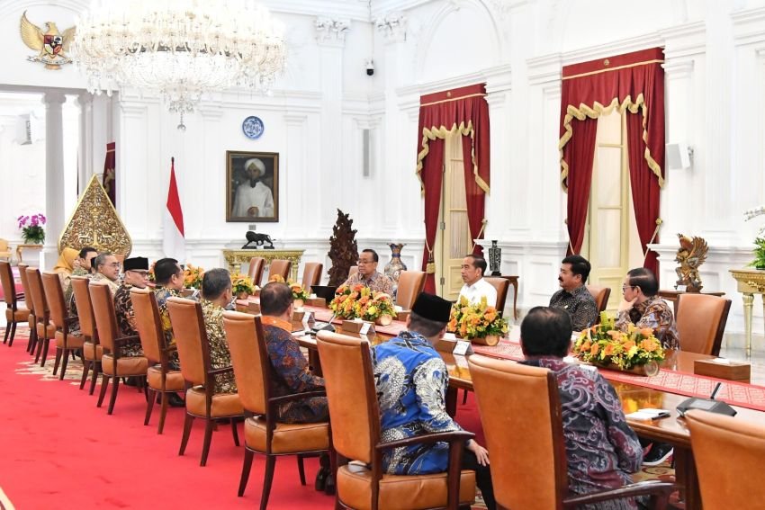 Bertemu dengan Pimpinan MPR, Jokowi : Penting Bangun Sinergi Nasional