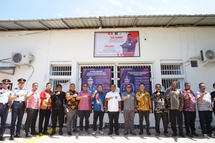 Kalapas Labuhan Ruku Terima Kunker Kakanwil Kemenkumham Sumut