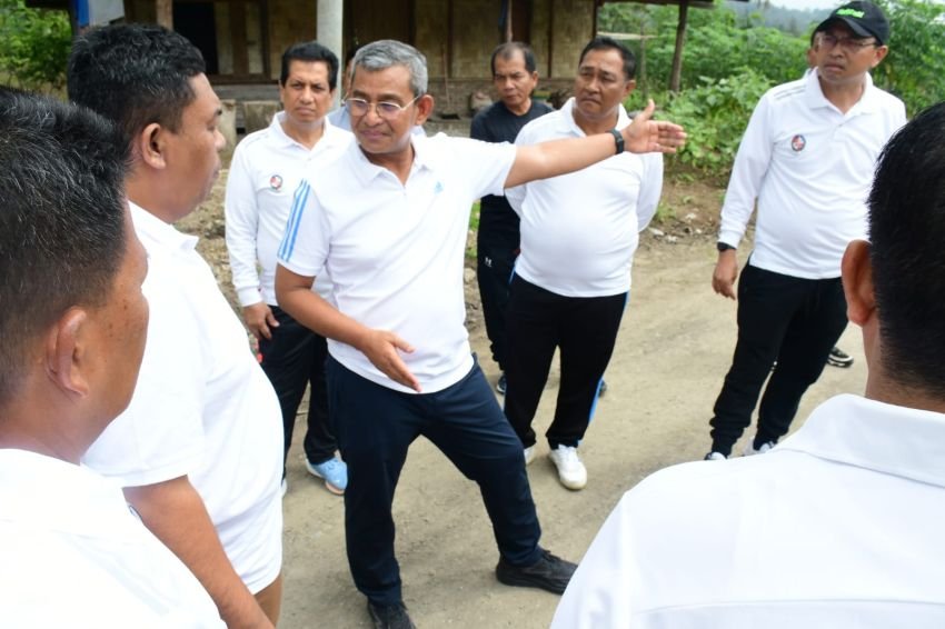 Jalan Bumi Perkemahan Sibolangit Menuju Kutalimbaru dan Birubiru Selesai Dikerjakan