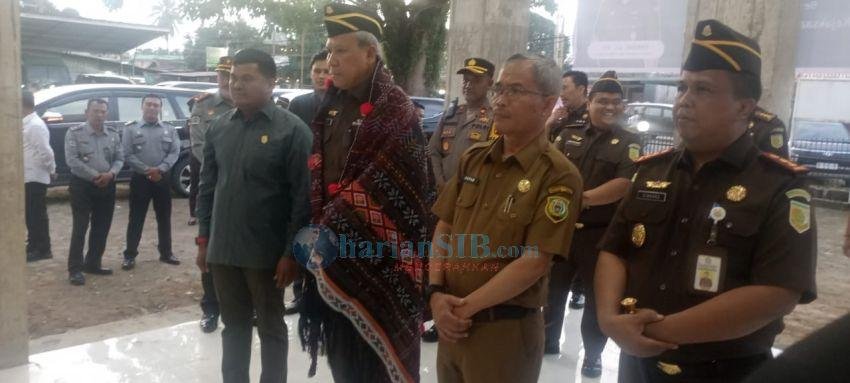 Kunker, Kajati Sumut Tinjau Renovasi Gedung Kejari Palas