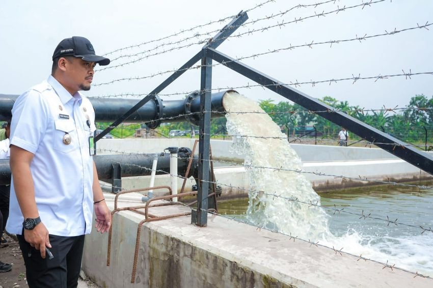 Bobby Nasution Tinjau Kolam Retensi Danau Laguna Pastikan Berkualitas dan Berfungsi Baik