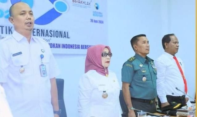 Pemkab Bersama Forkopimda Labuhanbatu Peringati HANI Bersama Presiden Jokowi