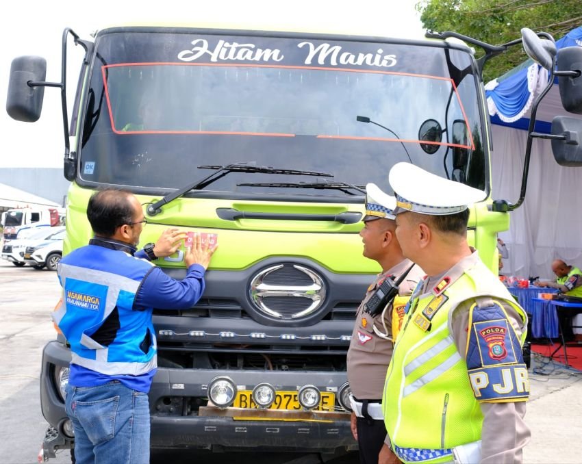 Overload dan Overdimensi, 18 Kendaraan Terjaring di Jalan Tol Medan-Kualanamu-Tebing Tinggi