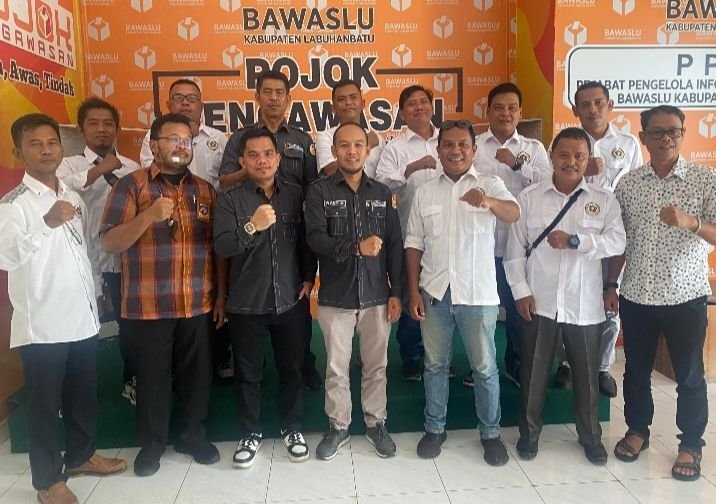 PWI Labuhanbatu Jajaki Kerja Sama dengan KPU dan Bawaslu Sukseskan Pilkada