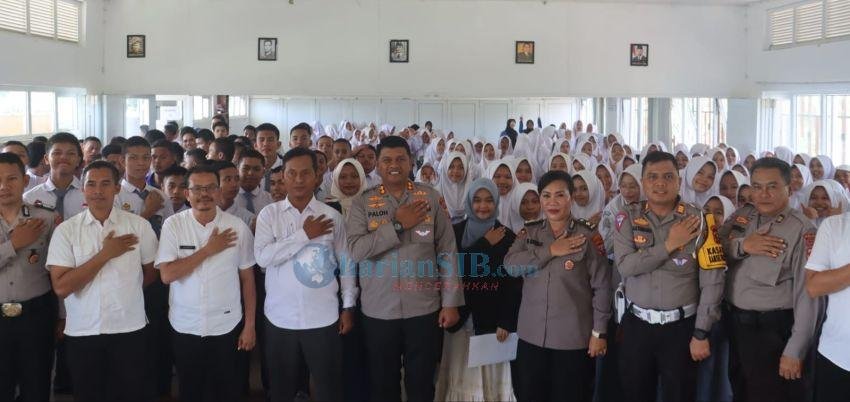 Kapolres Madina Psikoedukasi Pelajar di SMAN 2 Plus Panyabungan