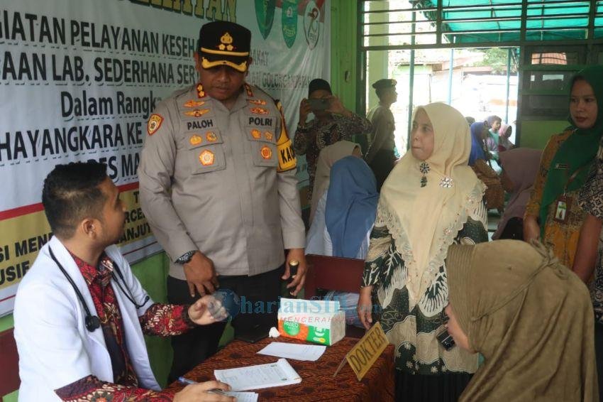 Menyambut HUT ke 78 Bhayangkara, Polres Madina Bakti Kesehatan Gratis