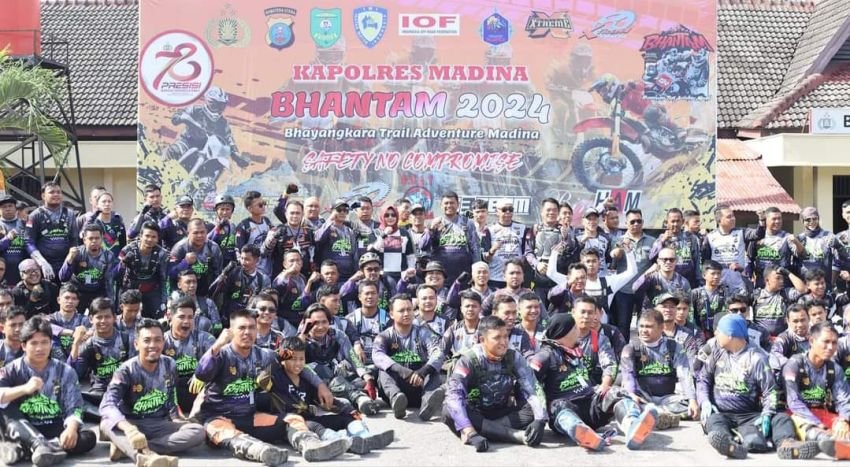 Wabup Madina Lepas Peserta Bhantam Bhayangkara Trail Adventure