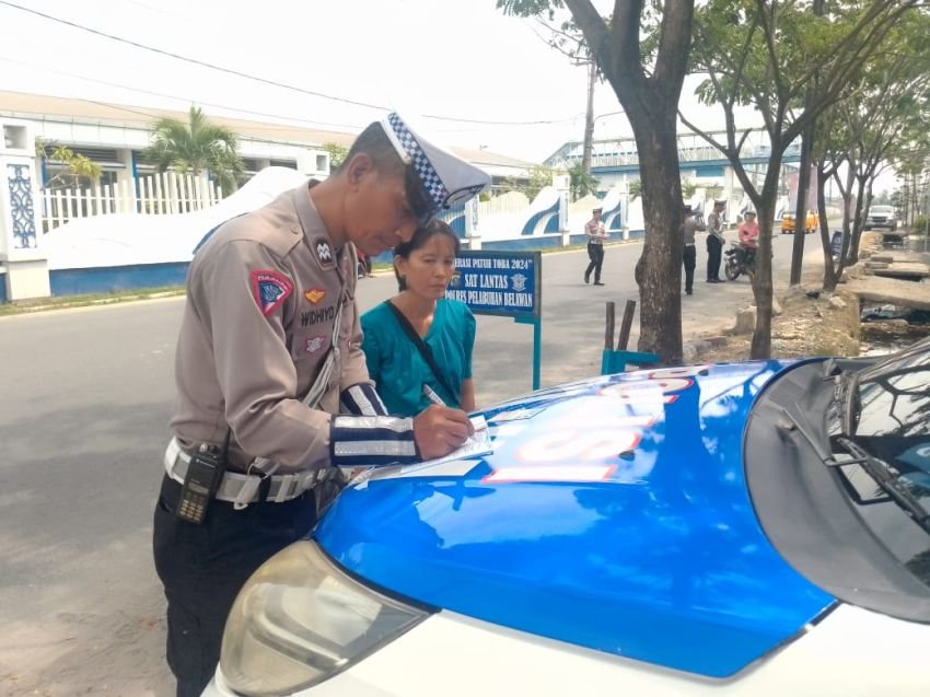 Sepekan Operasi Patuh Toba, Polres Belawan Tilang 137 Pengendara