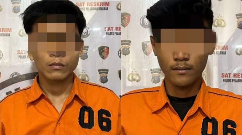 Polres Belawan Tangkap 2 Pria Terduga Pelaku Penganiayaan Tio Sadewo