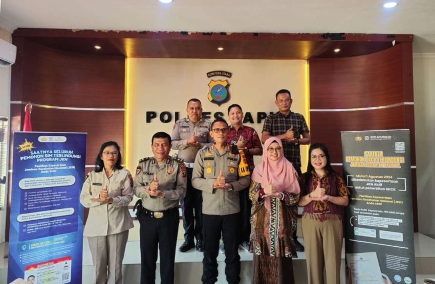 BPJS Kesehatan Sibolga Audiensi Ke Polres Taput