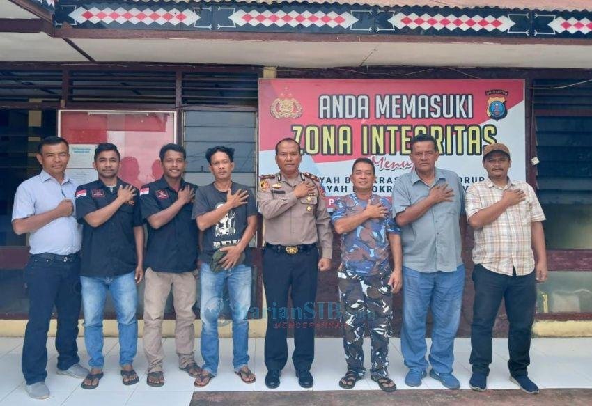 Polsek Tanah Pinem Ajak Ormas Ikut Jaga Kamtibmas