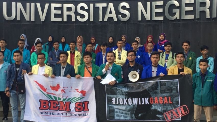 Anggap Pemerintahan Jokowi Gagal, BEM SI Beri Nilai 10