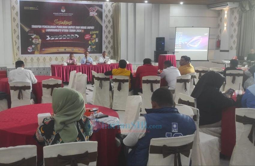 KPU Labura Sosialisasikan PKPU 8 Tahun 2024