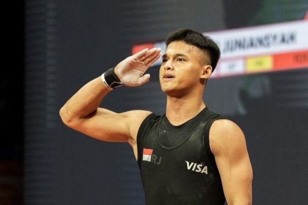 Pecahkan Rekor, Lifter Rizki Juniansyah Amankan Tiket Olimpiade 2024